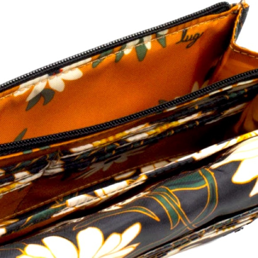 NWT: LUG THROTTLE RFID WALLET- AUTUMN DAISIES- SOLD OUT- BEAUTIFUL WALLET - Picture 6 of 6